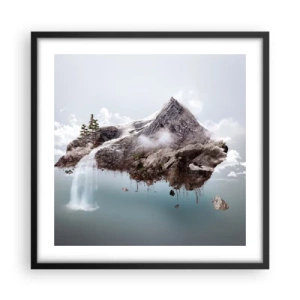 Plakat w czarnej ramie - Okiem surrealisty - 50x50 cm