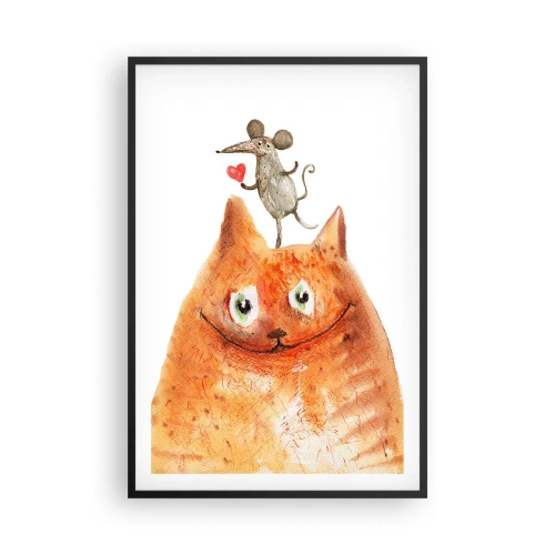 Plakat w czarnej ramie - Paradoksy miłości - 61x91 cm