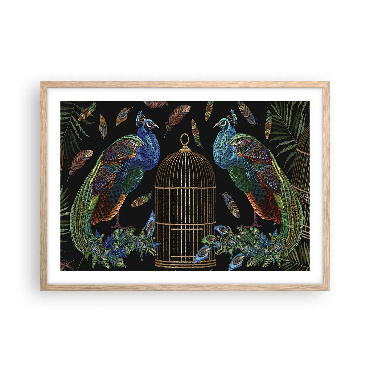 Plakat w ramie jasny dąb - W królewskich szatach - 70x50 cm