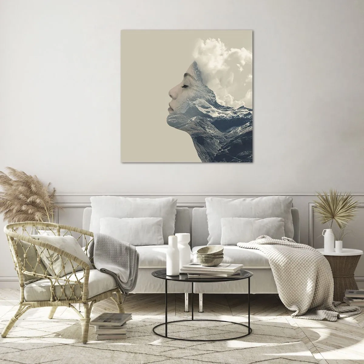 Obraz na szkle - Uroda żywiołów - 30x30 cm