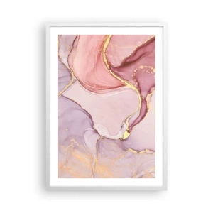 Plakat w białej ramie - Pieszczota barw - 50x70 cm