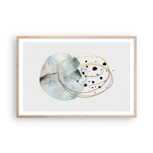 Plakat w ramie jasny dąb - W objęciach przestrzeni - 91x61 cm