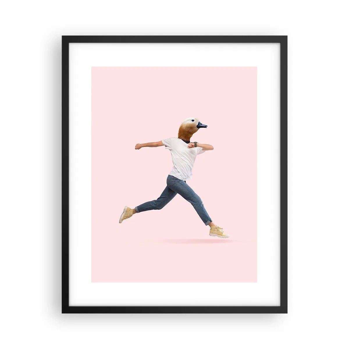 Plakat w czarnej ramie - Szczypta absurdu - 40x50 cm