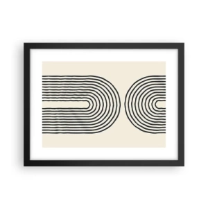 Plakat w czarnej ramie - Już za chwilę… - 40x30 cm