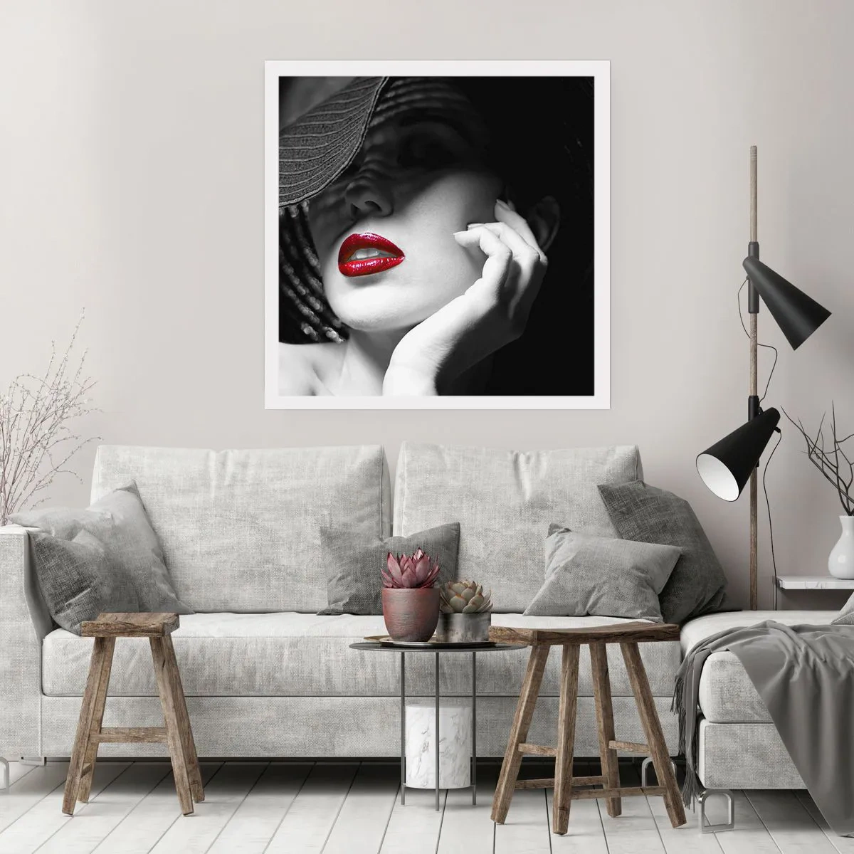 Plakat - Studium w szkarłacie - 40x40 cm
