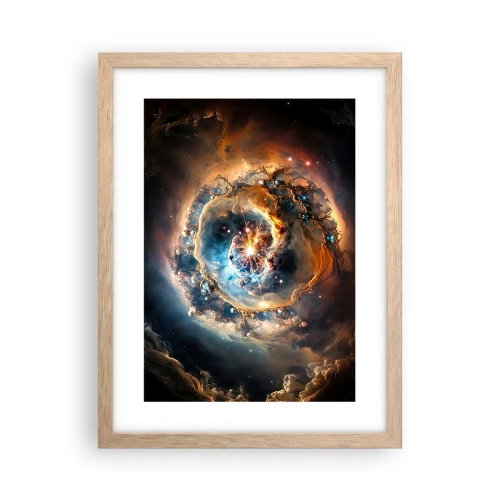 Plakat w ramie jasny dąb - Początek - 30x40 cm