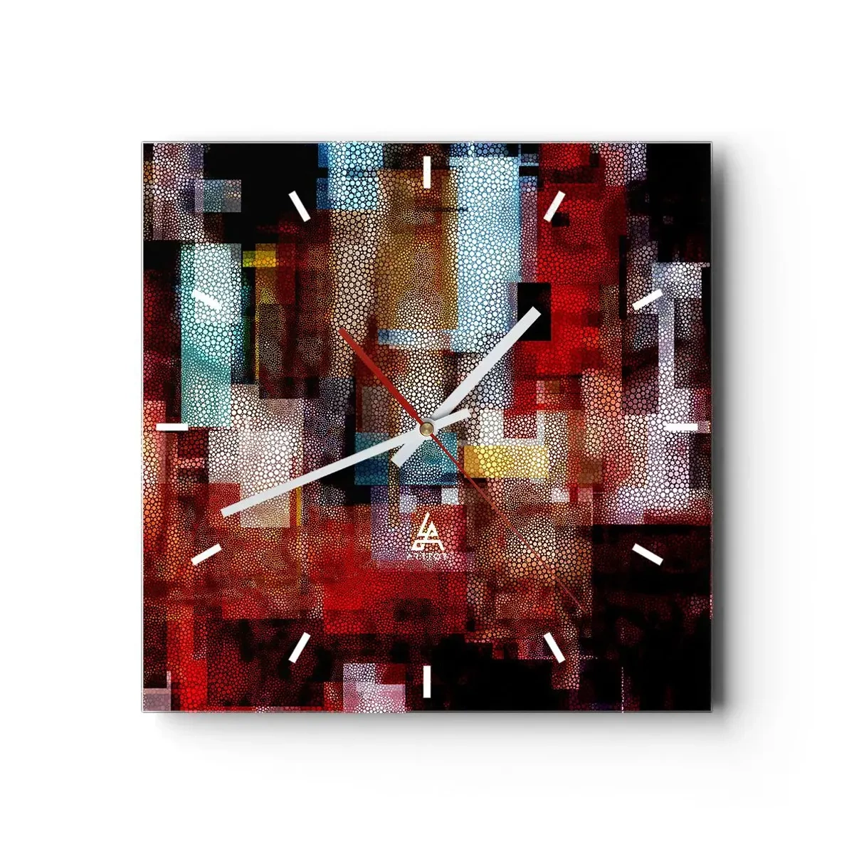 Zegar ścienny - Pomieszanie z poplątaniem - 40x40 cm