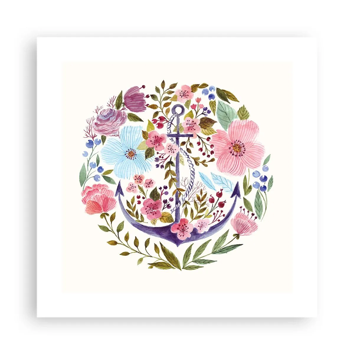 Plakat - Dobry sen żeglarza - 40x40 cm