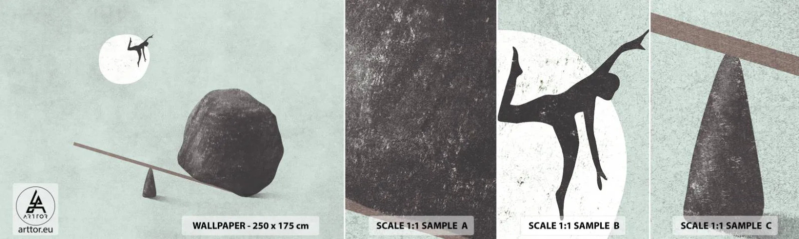 Fototapeta Próbka Standard Eco - Spełnione marzenie - Abstrakcja, Sztuka, Człowiek - 100x30 cm