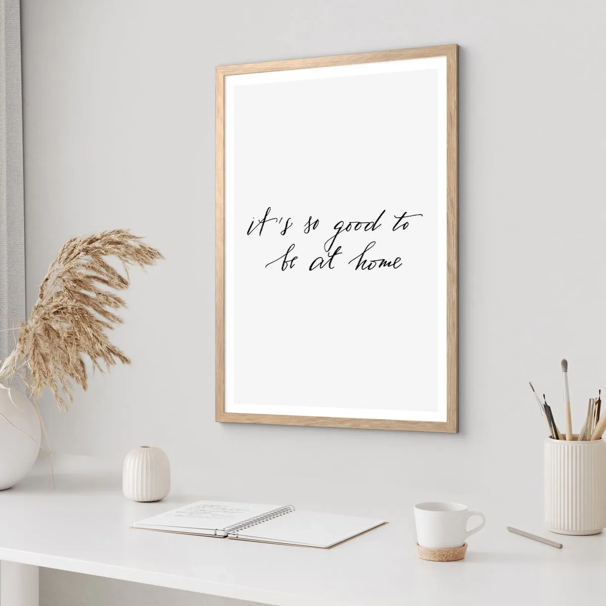 Plakat w ramie jasny dąb - Cała prawda - 50x70 cm