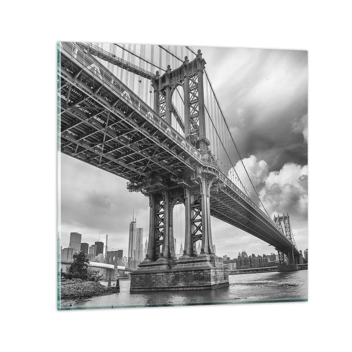 Obraz na szkle - Do serca miasta - 40x40 cm