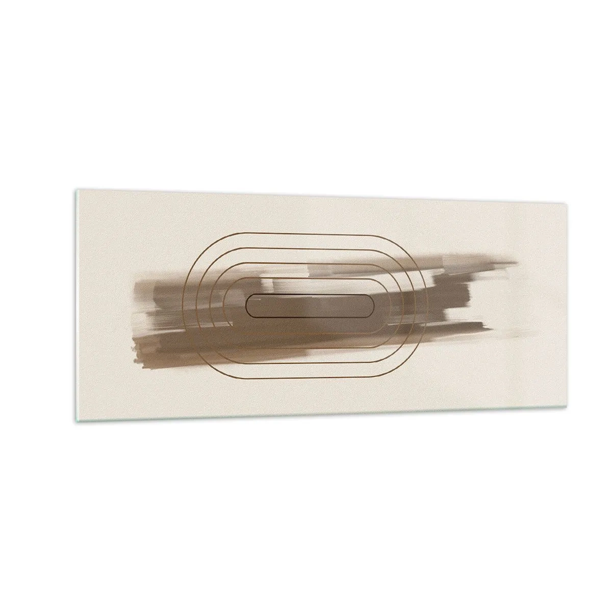 Obraz na szkle - Powiew szarości - 100x40 cm