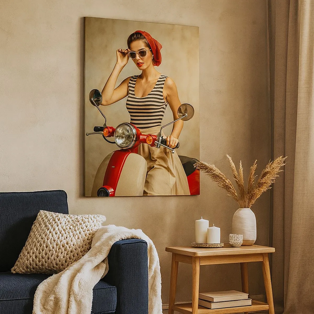 Obraz na płótnie - Spotkanie w podróży - 30x30 cm