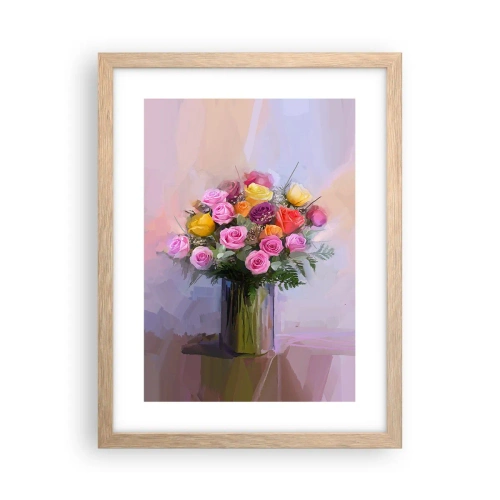 Plakat w ramie jasny dąb - Zatrzymane piękno - 30x40 cm