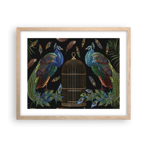 Plakat w ramie jasny dąb - W królewskich szatach - 50x40 cm