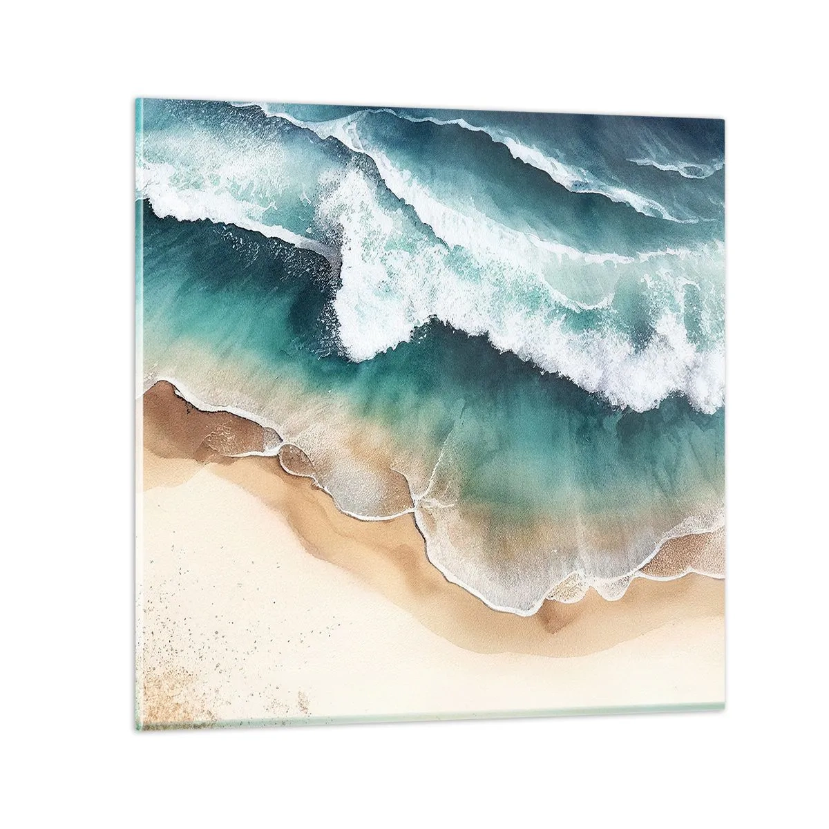 Obraz na szkle - Odwieczne spotkanie - 60x60 cm