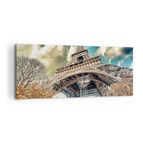 Obraz na płótnie - A jesienią w Paryżu... - 100x40 cm