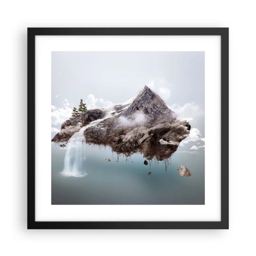 Plakat w czarnej ramie - Okiem surrealisty - 40x40 cm