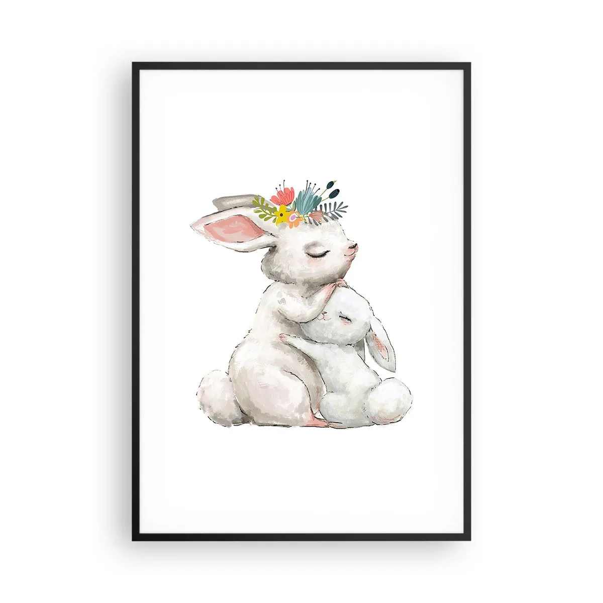 Plakat w czarnej ramie - Nie ma jak u mamy - 70x100 cm