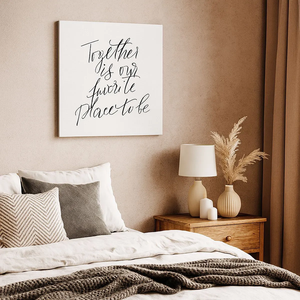 Obraz na płótnie - Też to czujesz? - 30x30 cm