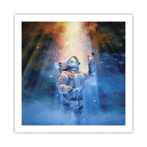 Plakat - Wreszcie u celu - 60x60 cm