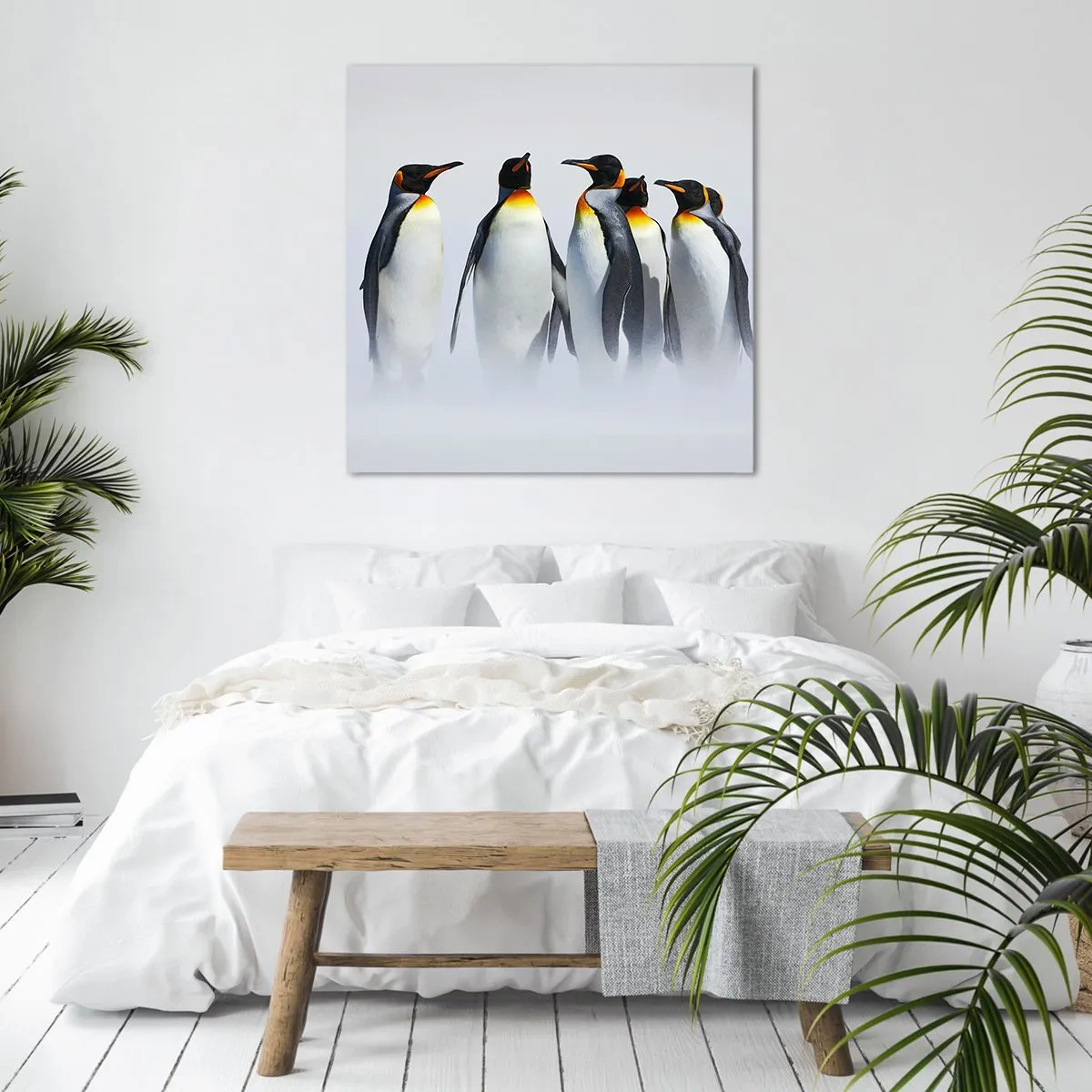 Obraz na płótnie - Spotkanie w wieczorowych strojach - 40x40 cm