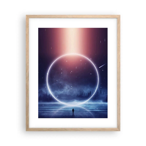 Plakat w ramie jasny dąb - Już tu są… - 40x50 cm