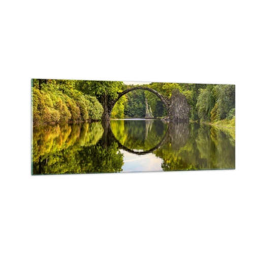 Obraz na szkle - Na styku dwóch światów - 100x40 cm