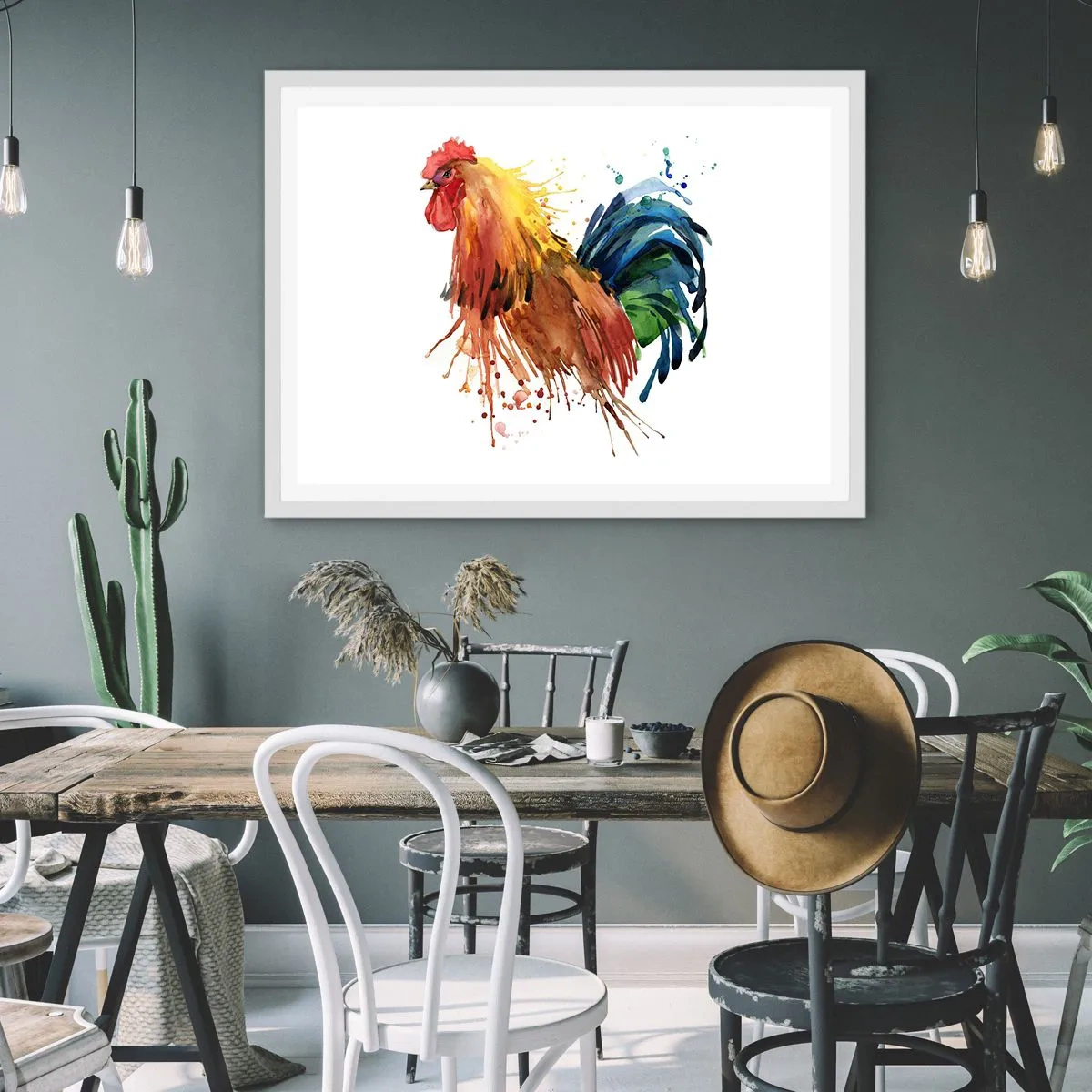 Plakat w białej ramie - Królewska szata, królewska duma - 40x30 cm