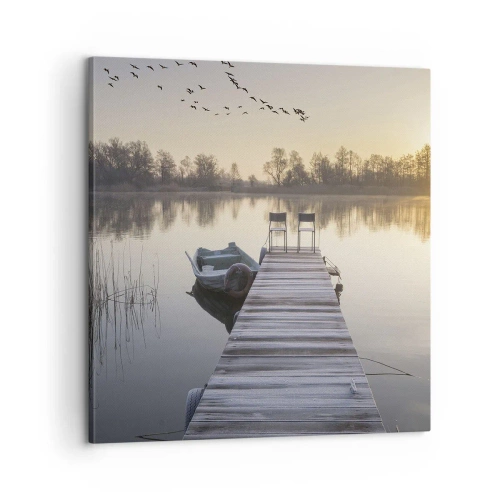 Obraz na płótnie - Wrócę za jakiś czas - 60x60 cm