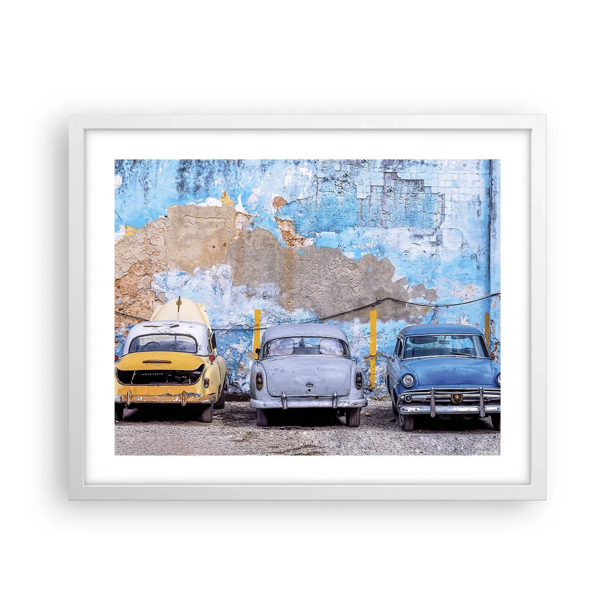 Plakat w białej ramie - Spotkanie weteranów - 50x40 cm