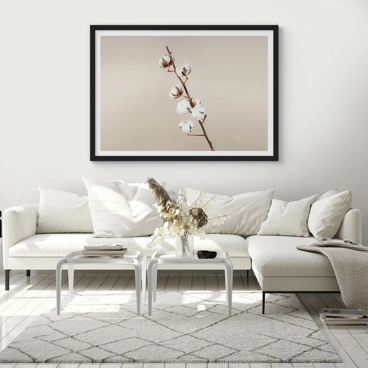 Plakat w czarnej ramie - U źródła miękkości - 50x40 cm