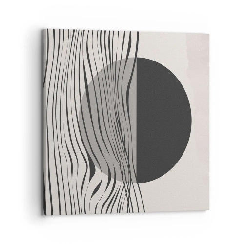 Obraz na płótnie - Kompozycja połowiczna - 70x70 cm