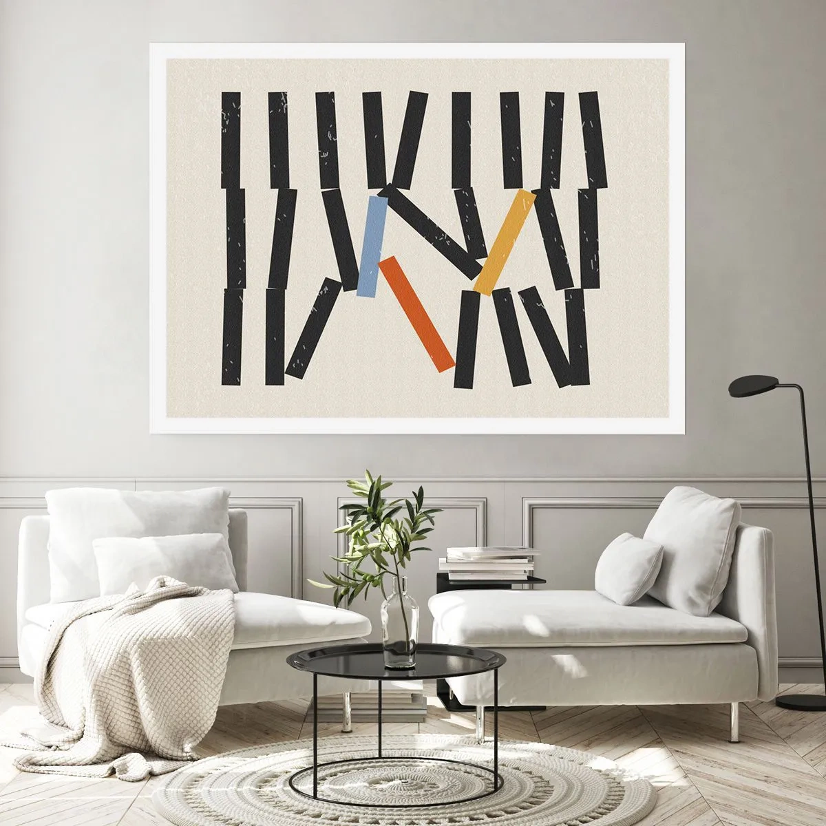 Plakat - Domino – kompozycja - 91x61 cm