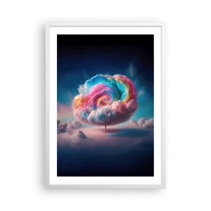 Plakat w białej ramie - Sen o wesołym miasteczku - 50x70 cm