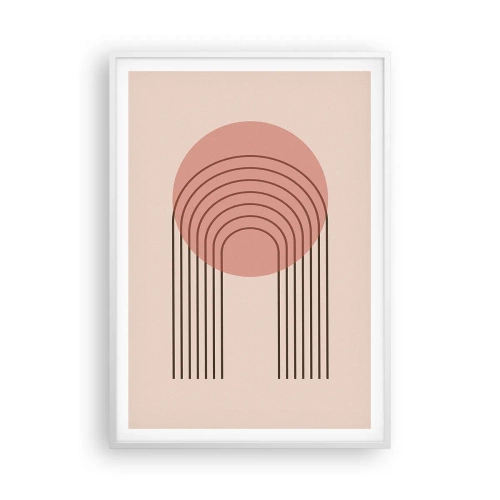 Plakat w białej ramie - Nieodparte przyciąganie - 70x100 cm