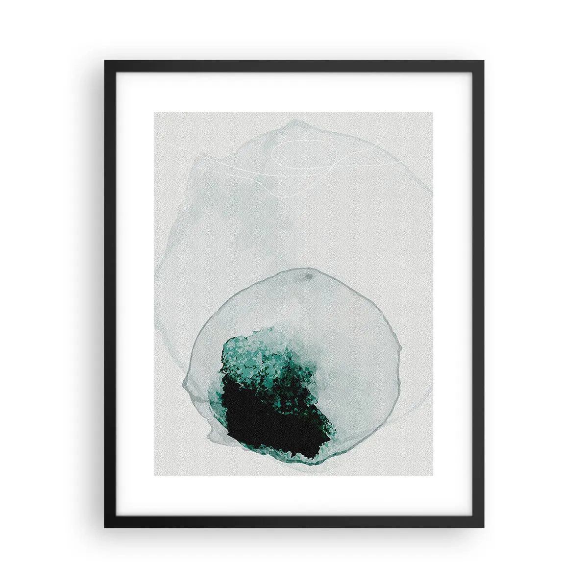 Plakat w czarnej ramie - W kropli wody - 40x50 cm