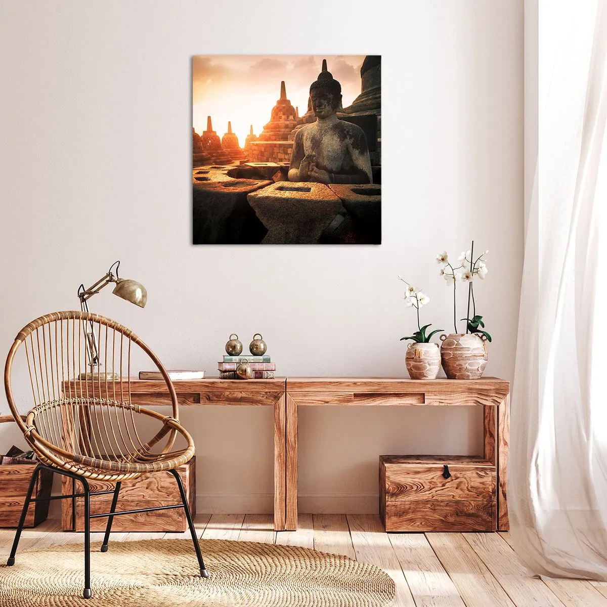 Obraz na płótnie - Pogoda wielkiej mądrości - 50x50 cm