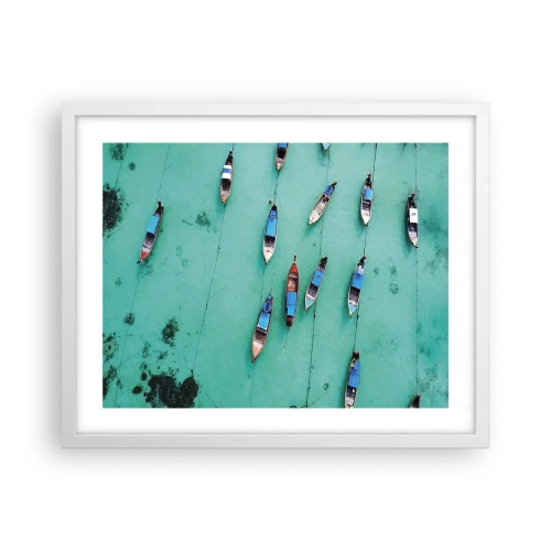 Plakat w białej ramie - W radosnym oczekiwaniu - 50x40 cm