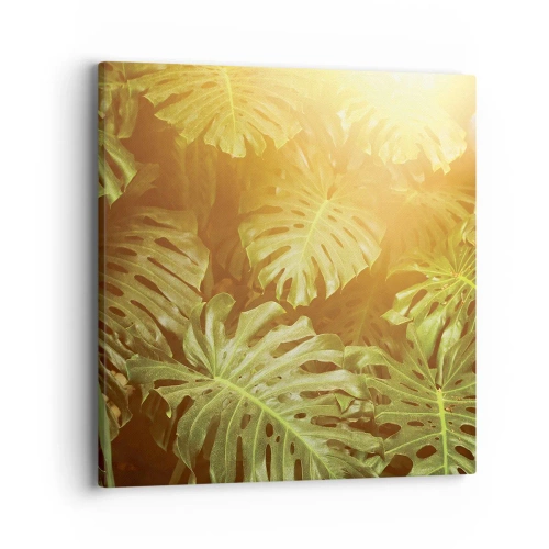 Obraz na płótnie - W zieloność wstąpić… - 40x40 cm