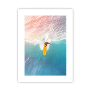 Plakat - Oceaniczny jeździec - 30x40 cm