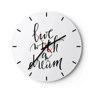 Zegar ścienny - Of course - 40x40 cm