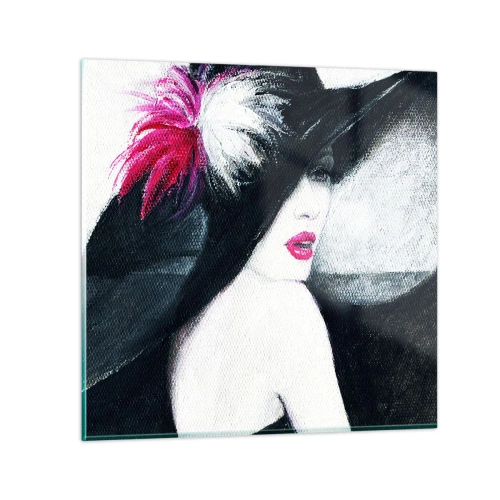Obraz na szkle - Zawsze tajemnica - 60x60 cm