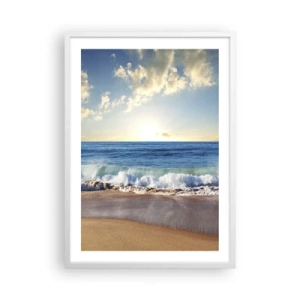 Plakat w białej ramie - Ruch i bezruch zarazem - 50x70 cm