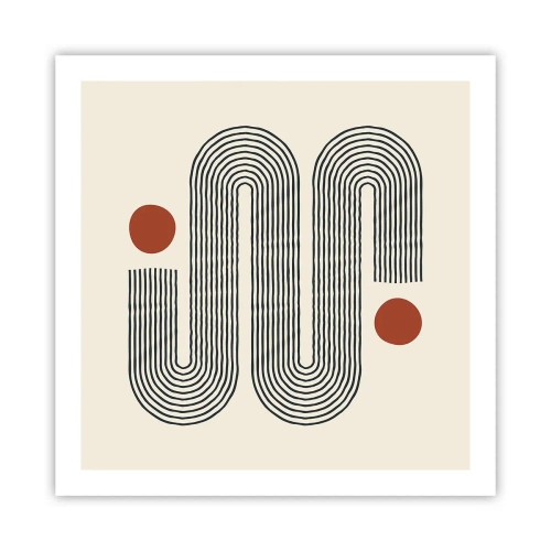 Plakat - Od początku do końca - 60x60 cm