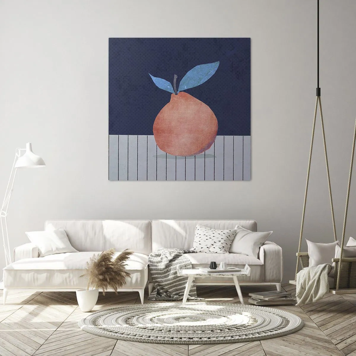 Obraz na płótnie - Wypukłość i płaszczyzna - 60x60 cm