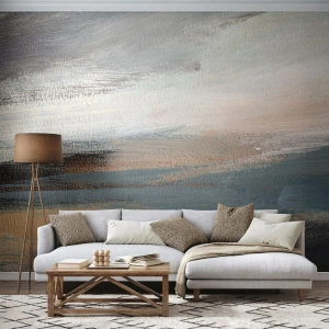 Fototapeta Premium Canvas - Abstrakcja: pejzaż północny - Sztuka, Abstrakcja, Minimalizm - 500x350 cm