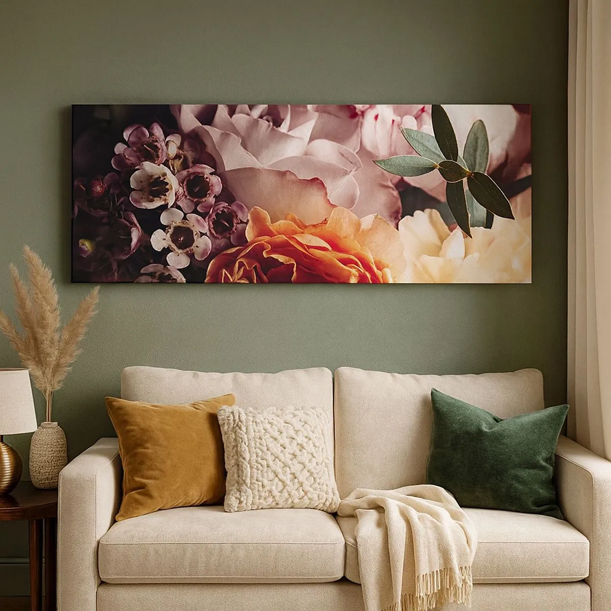 Obraz na płótnie - Otulone pięknem - 100x40 cm