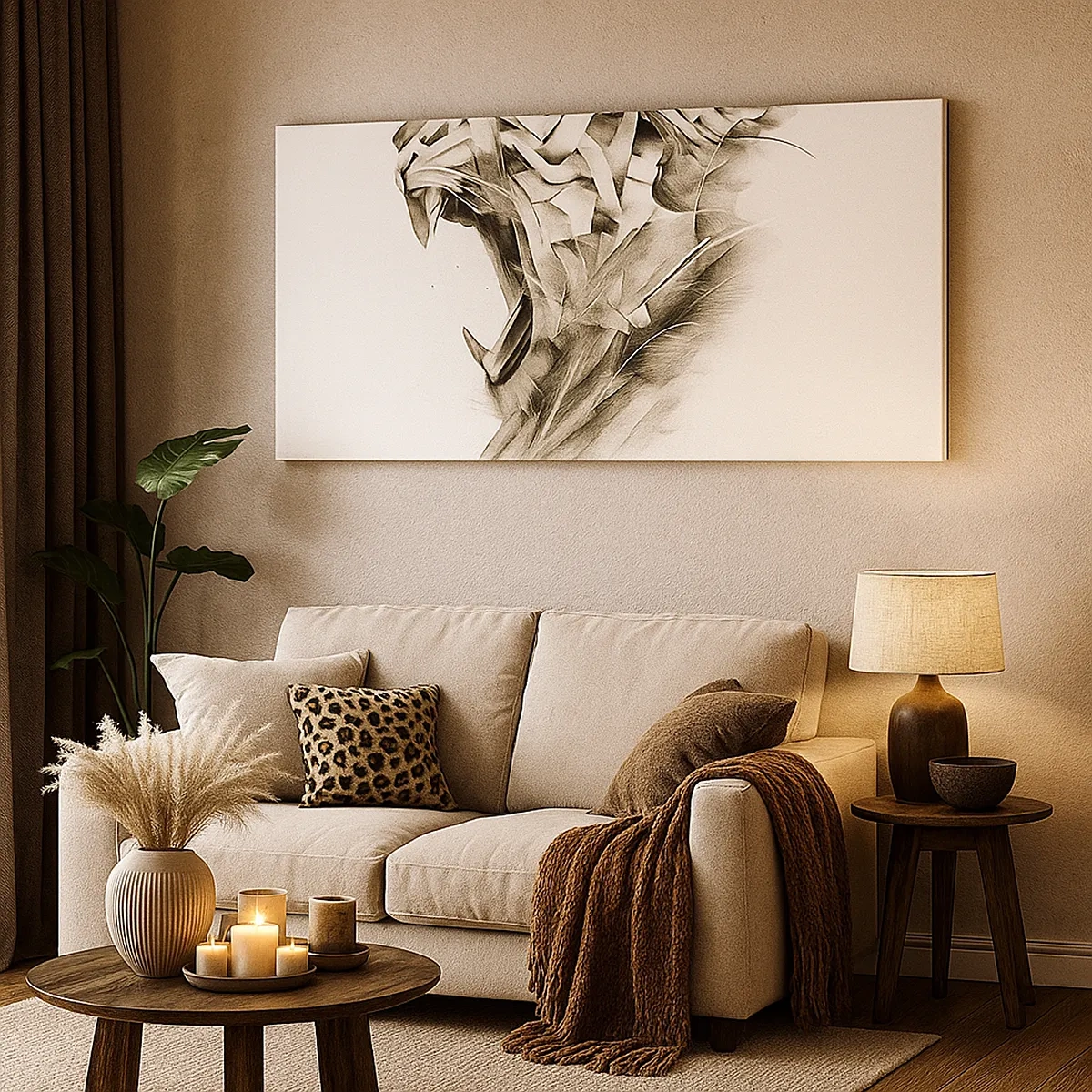 Obraz na płótnie - Już wiesz, kto rządzi - 30x30 cm