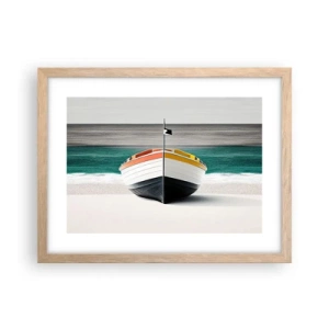 Plakat w ramie jasny dąb - Na swoim miejscu - 40x30 cm